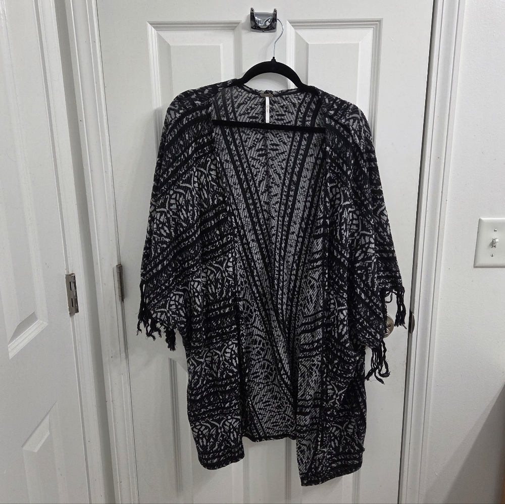 Free People Monochrome Patterned Knit
